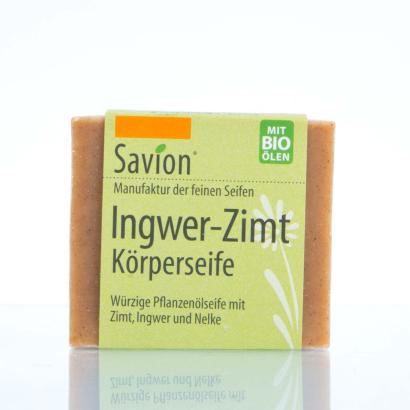 Savion Ingwer-Zimt-Seife Hand- und Körperseife 80g Block