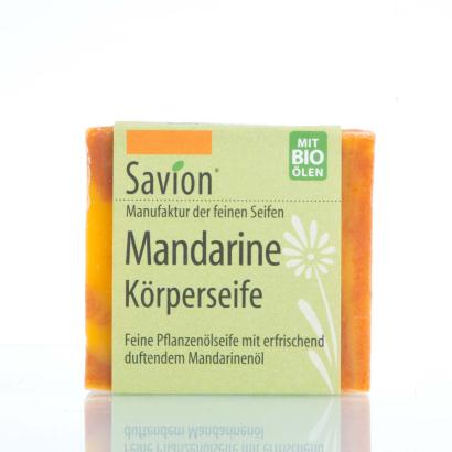 Savion Mandarinenseife Hand- und Körperseife 80g Block