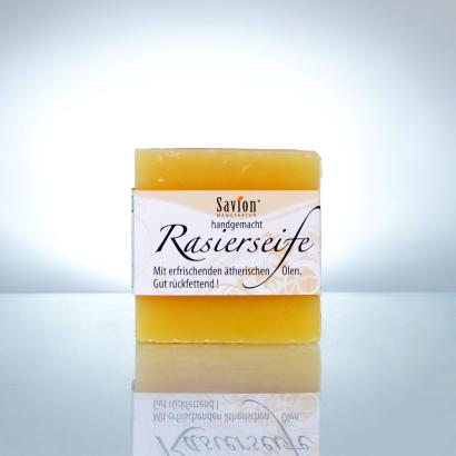 Savion Rasierseife Olivenöl 50-Gramm-Block, handgemacht