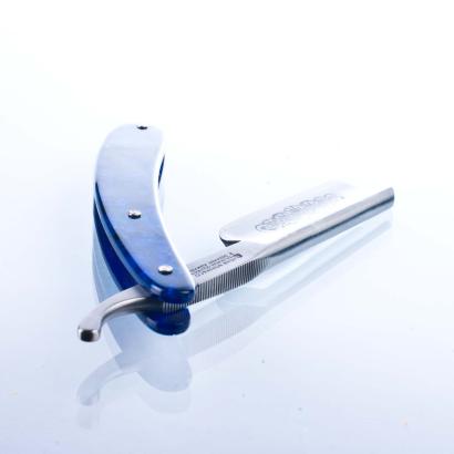 Boker Straight Razor 7/8 Blue Shell