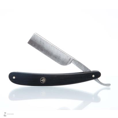 Boker Straight Razor Damascus Ebony 6/8