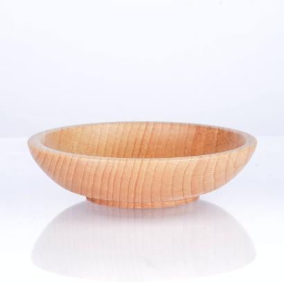 Shaving bowl made of beech wood