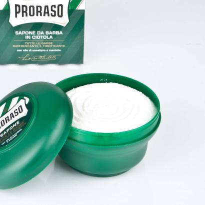 Proraso Rasierseife Eukalyptus und Menthol 150 ml Rundtopf