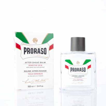 Proraso After Shave Balm with green tea and oats Linea Bianca 100ml