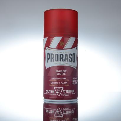 Proraso shaving foam Linea Rossa with sandalwood and shea butter