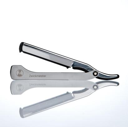 Zwickmeister Straight razor with replaceable blade stainless steel