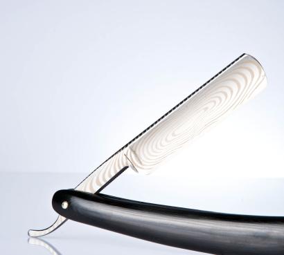 Dovo Straight Razor Inox En Vogue Anthrazite 5/8 Round Point