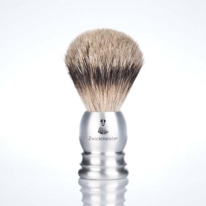 Zwickmeister® Shaving Brush Badger / Aluminium