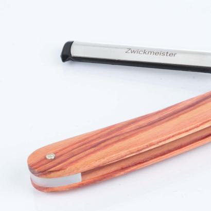 Zwickmeister The Shaverist - Straight razor with replaceable blades tulipwood