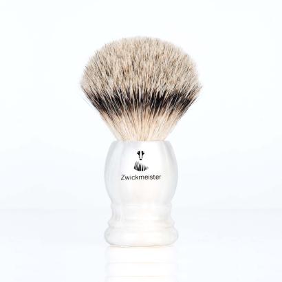 Zwickmeister® shaving brush mother of pearl Silvertip